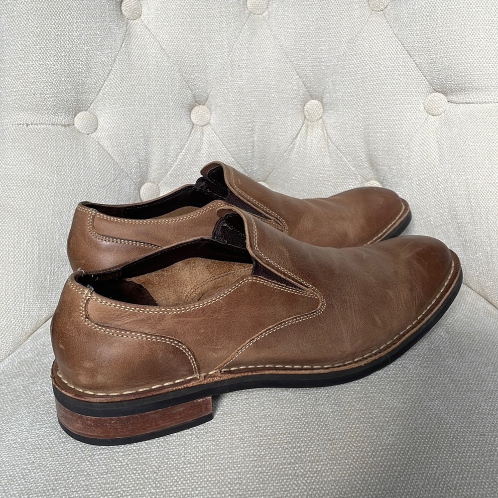 Cole Haan Men's Tan Leather Loafers 10